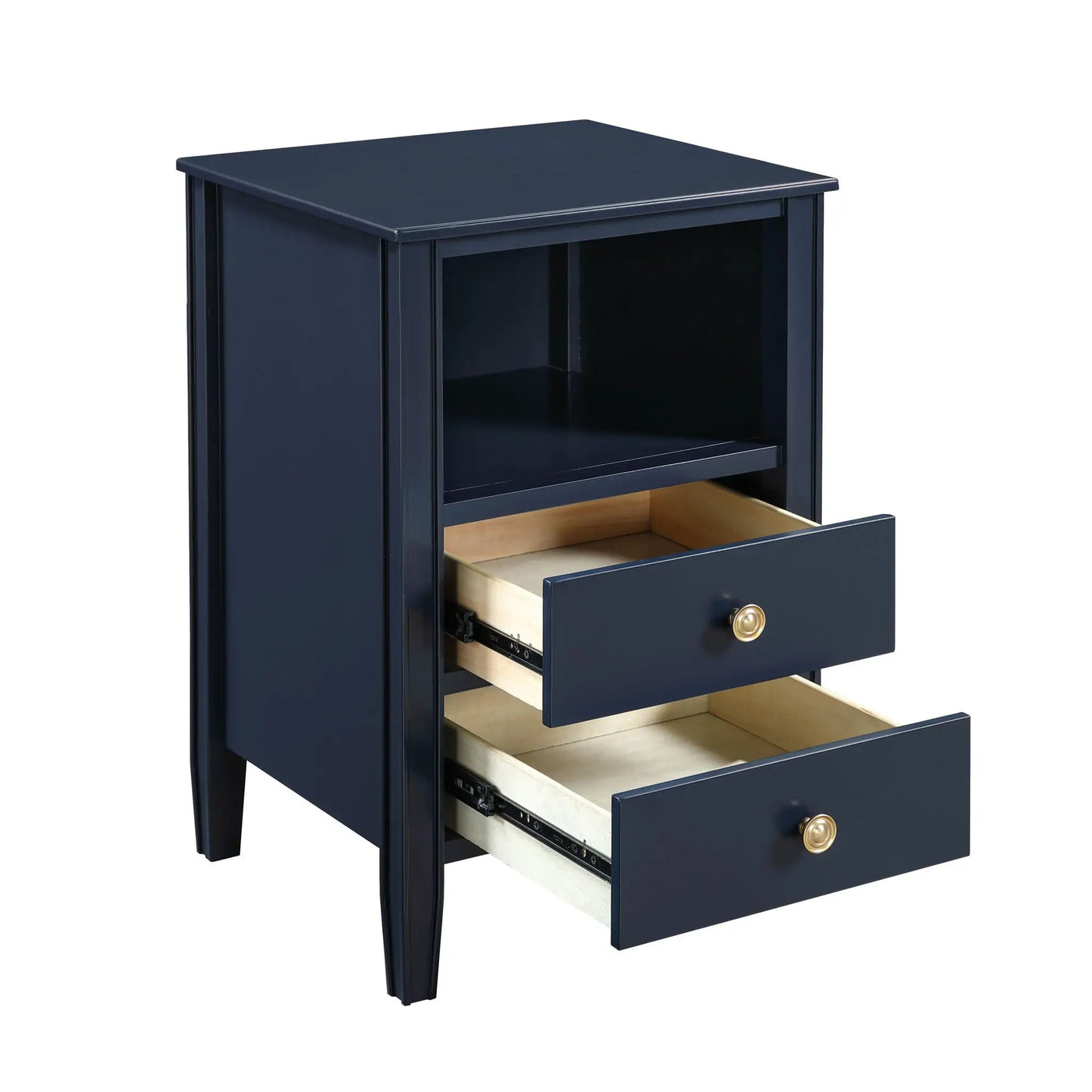 Winston - 2 Drawer Storage Nightstand by HouseOfZazla