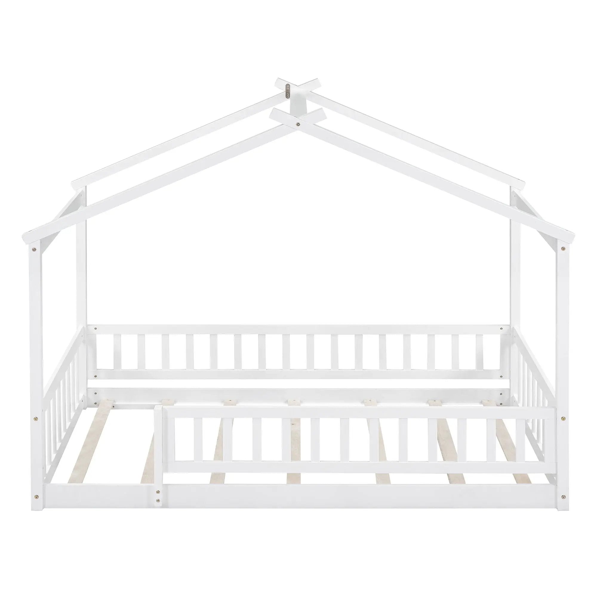 Bed House Bed Frame With Fence