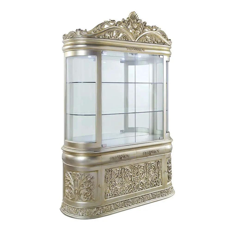 Sorina - Curio - Antique Gold by Unique Piece Furniture