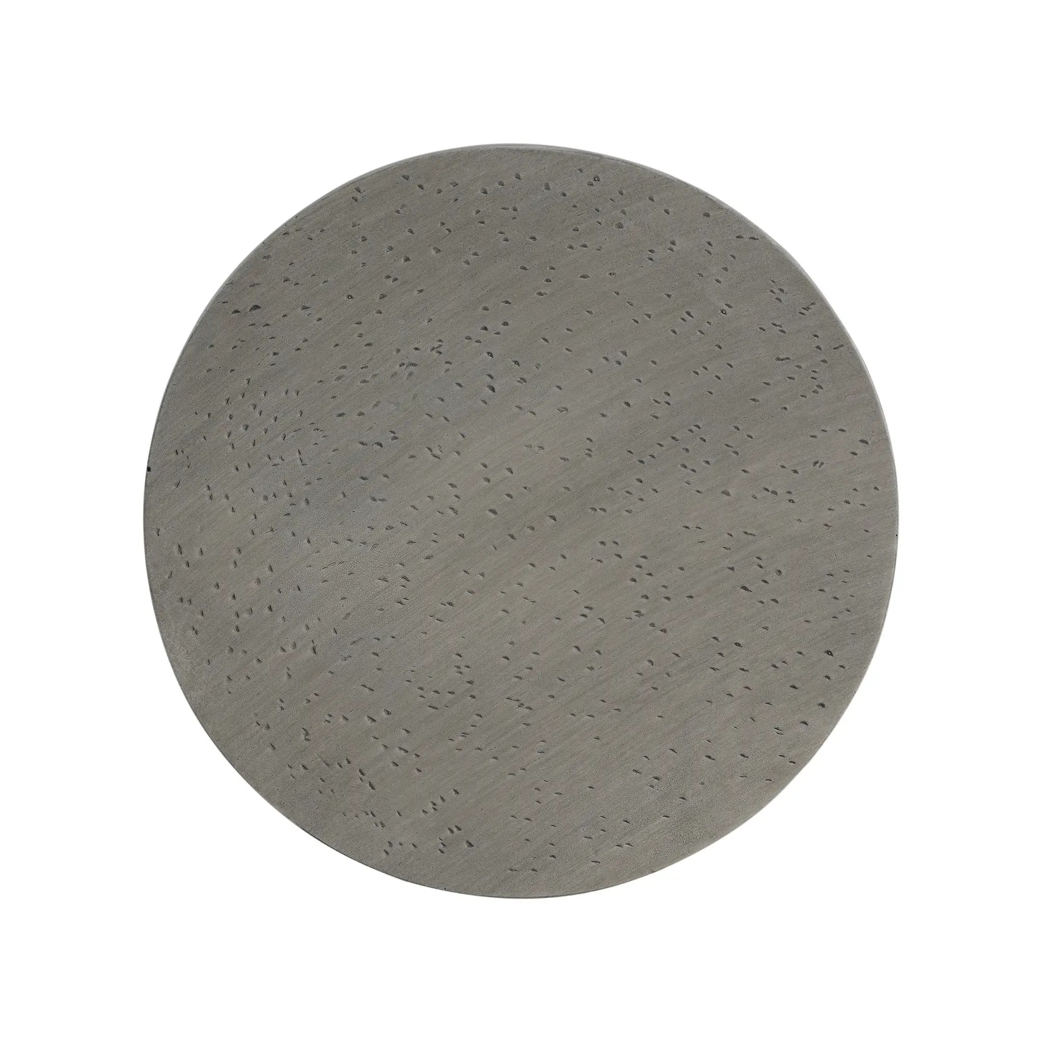 Outdoor Lightweight Concrete Side Table by HouseOfZazla