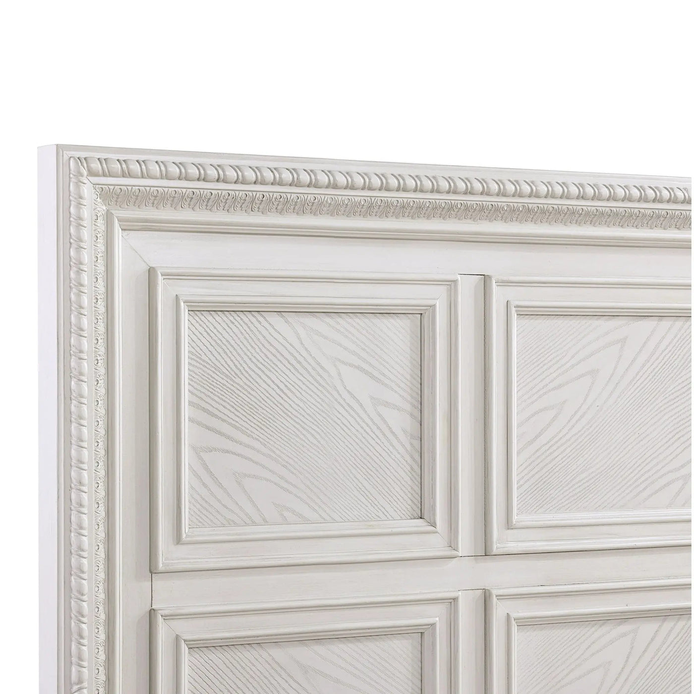 Geometric Design Headboard Panel Bed by Unique Piece Furniture