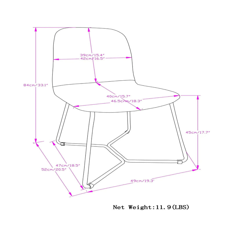Wilcox - Dining Chair (Set of 2) - Charcoal Gray by HouseOfZazla