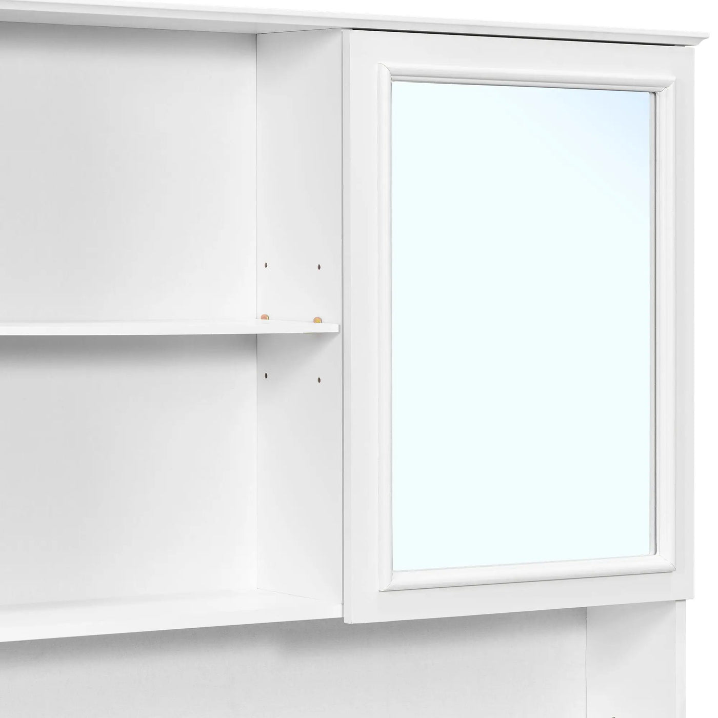 Double Sink Bathroom Vanity Set with Wall Mount Mirror Cabinet by HouseOfZazla