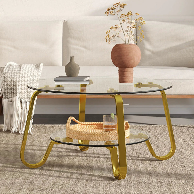 Double Layer Coffee Table by Unique Piece Furniture