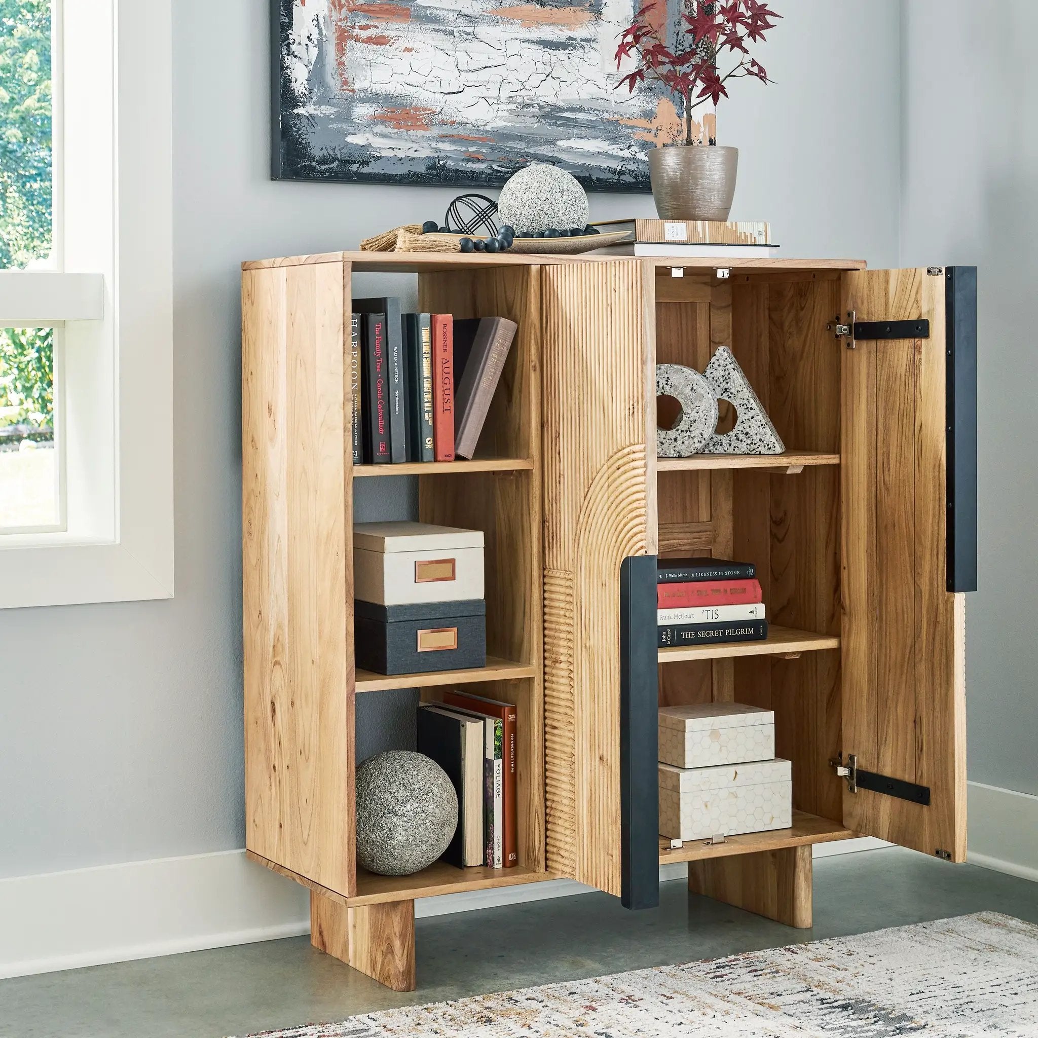 Kierwell - Accent Cabinet - Natural by Unique Piece Furniture