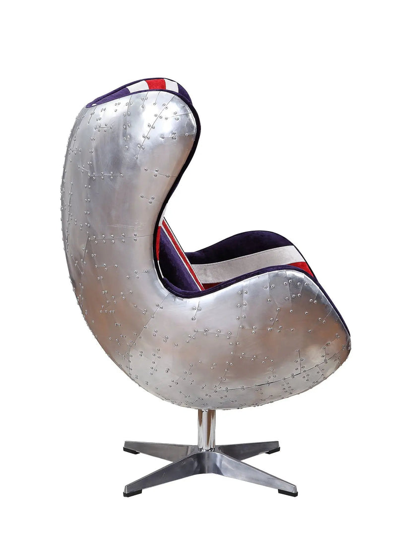 Brancaster - Pattern Accent Chair With Swivel - Multi by Unique Piece Furniture