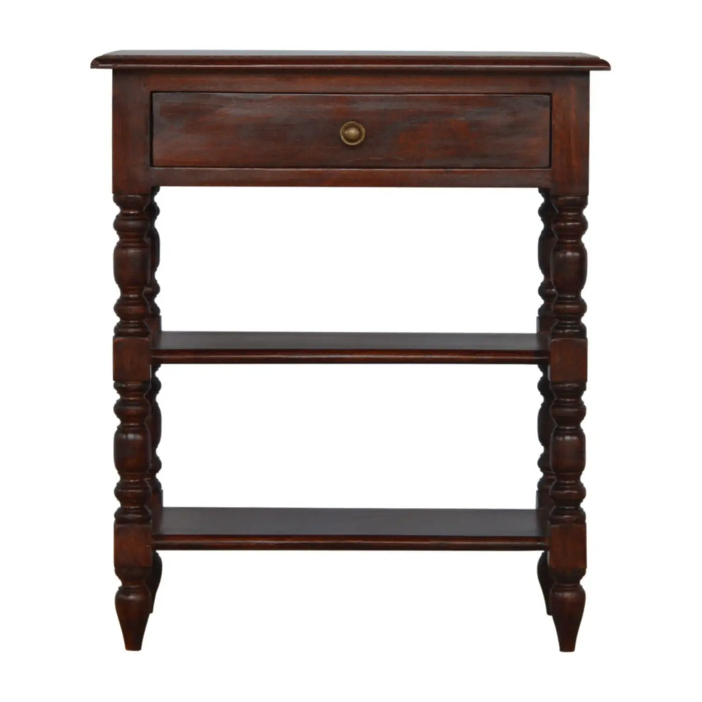 Turned Legs Side Table by Unique Piece Furniture