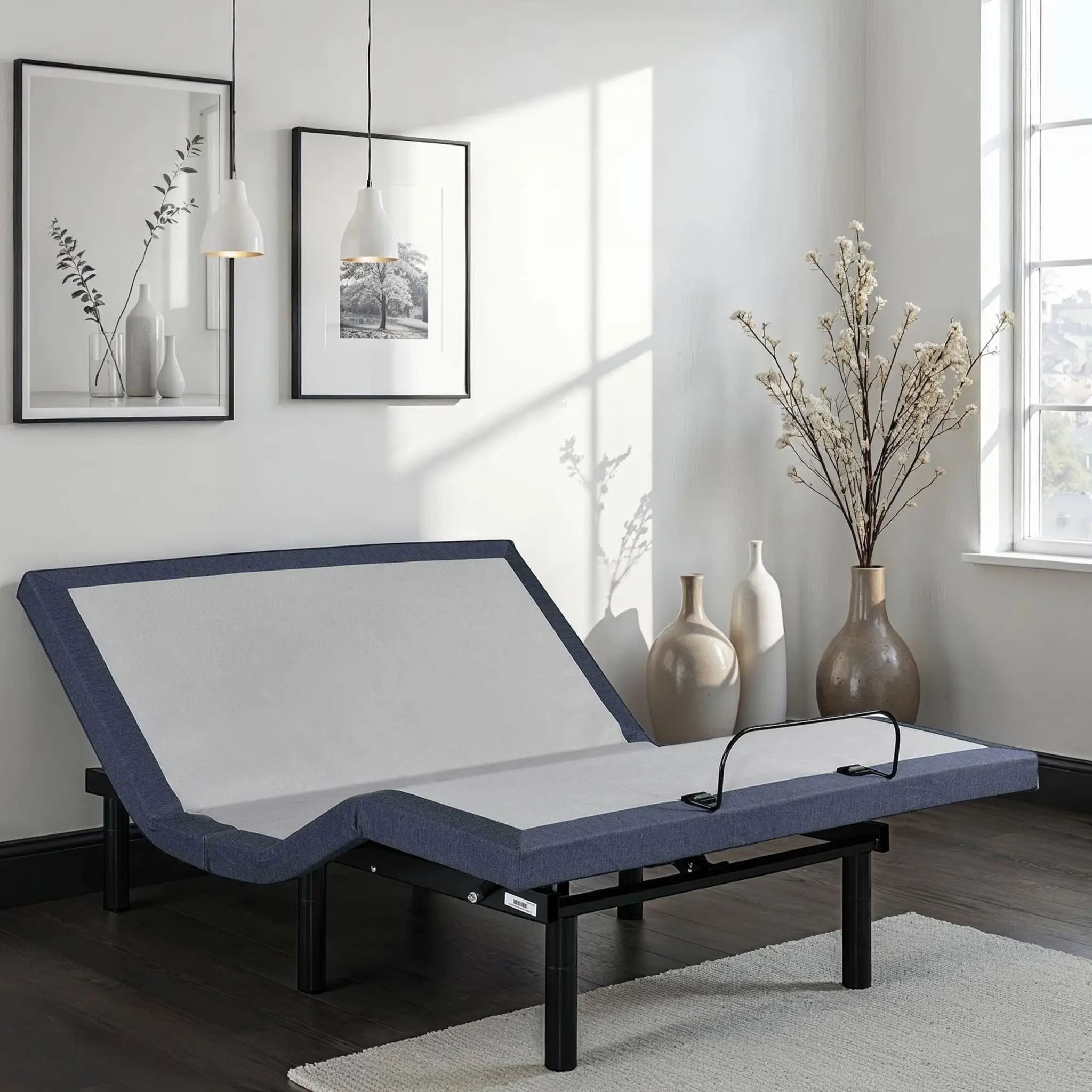 Full Adjustable Bed Base with Head and Foot Position Adjustments by HouseOfZazla