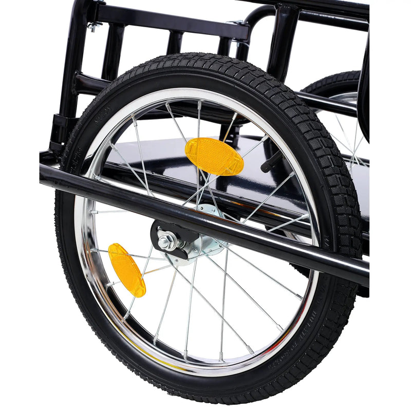 Foldable Bike Cargo Trailer with Universal Bike Hitch by HouseOfZazla