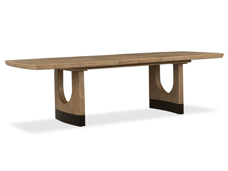 Tristan - Extendable Trestle Dining Table - Swiss Coffee, photo 6 of 7