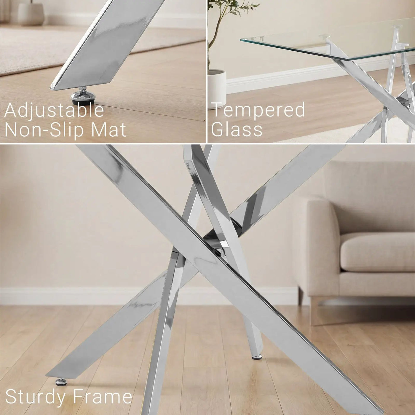 Modern Rectangular Table For Dining Room by HouseOfZazla