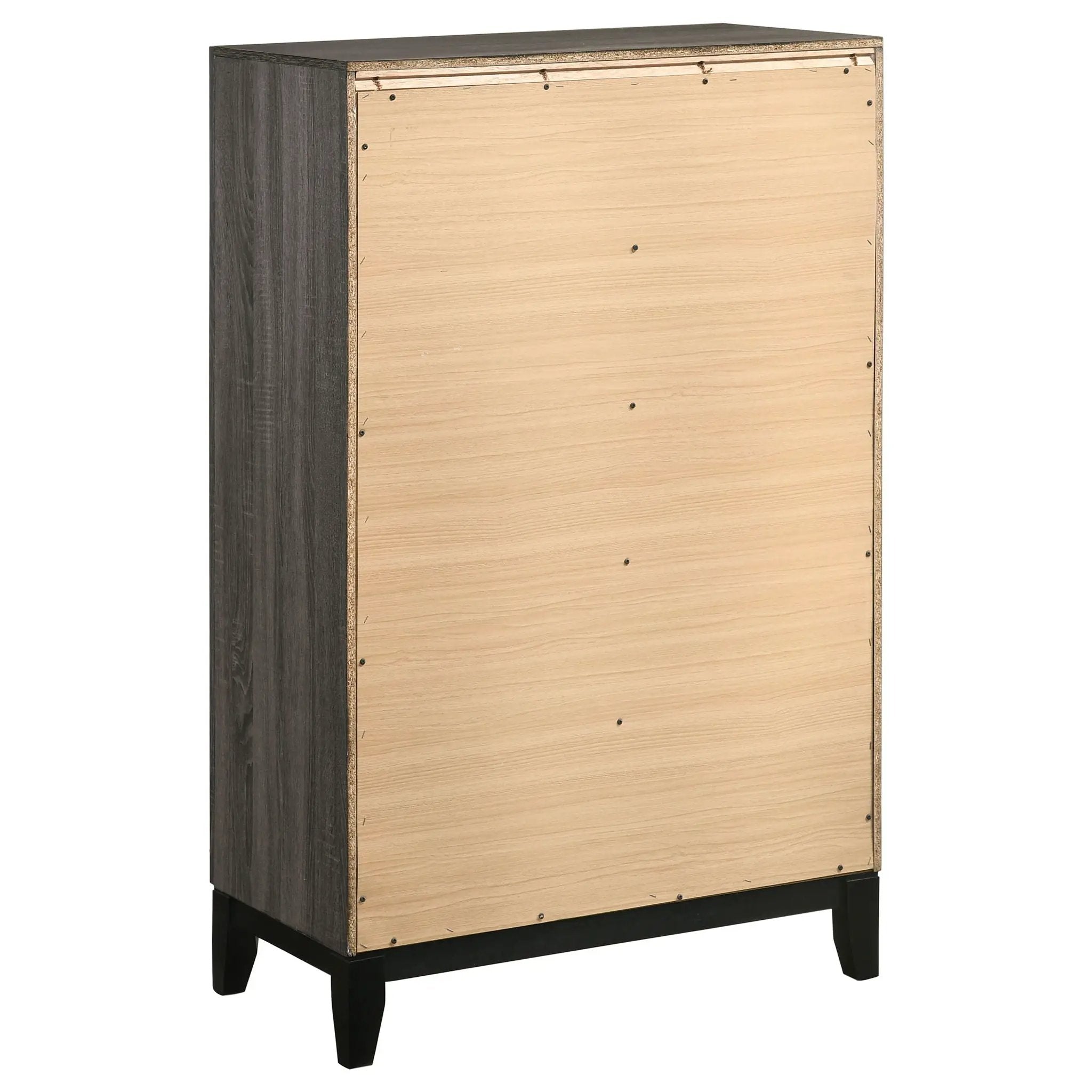 Watson 5-drawer Bedroom Chest Grey Oak by Unique Piece Furniture