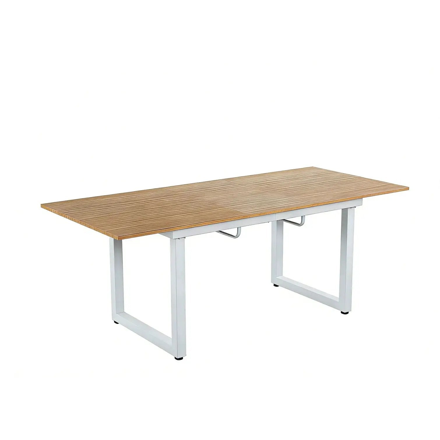 Square Extendable Dining Table With Metal Legs by HouseOfZazla