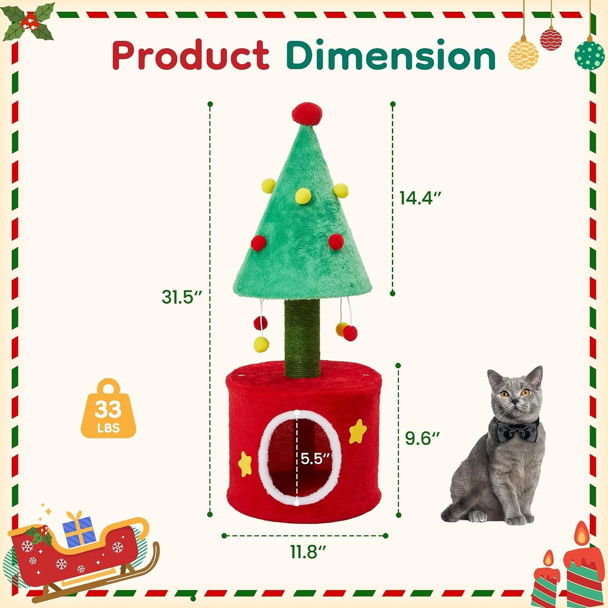 Cat Tree Tower for Indoor Cats, photo 2 of 7