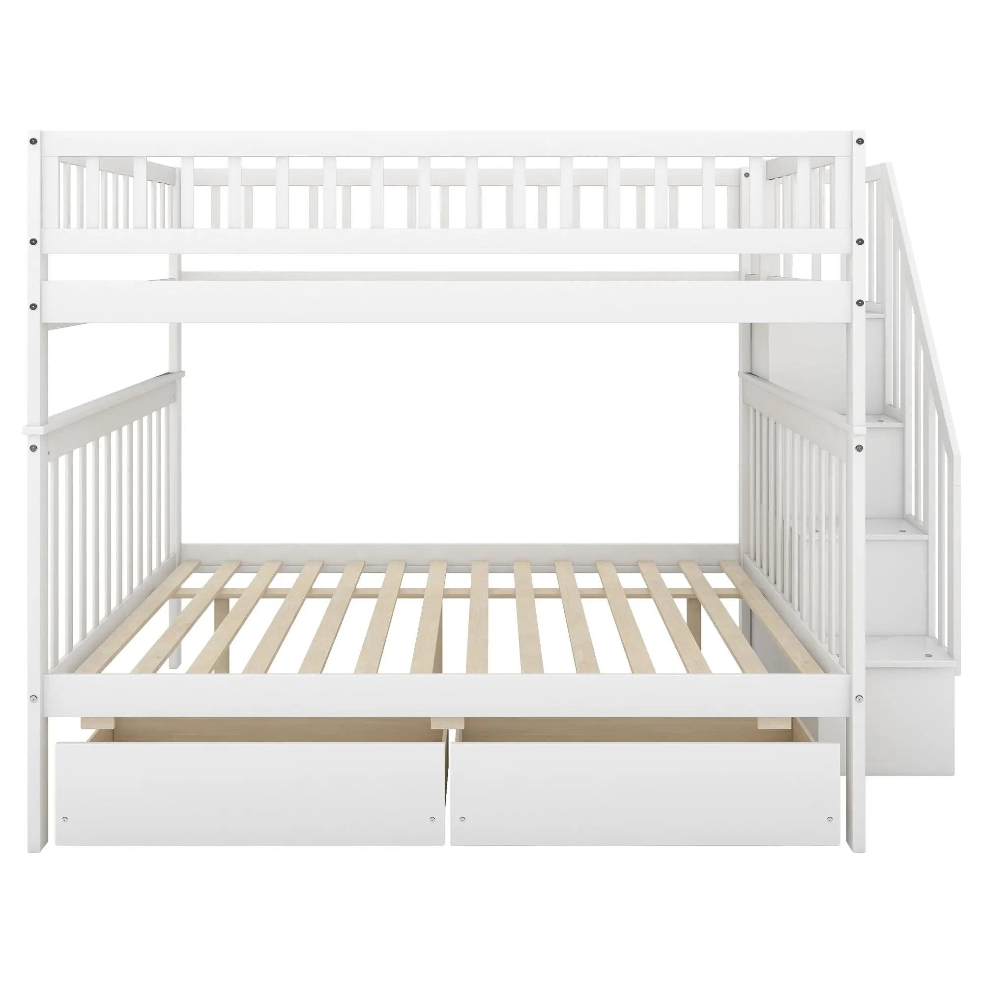 Bunk Bed With Staircase by HouseOfZazla