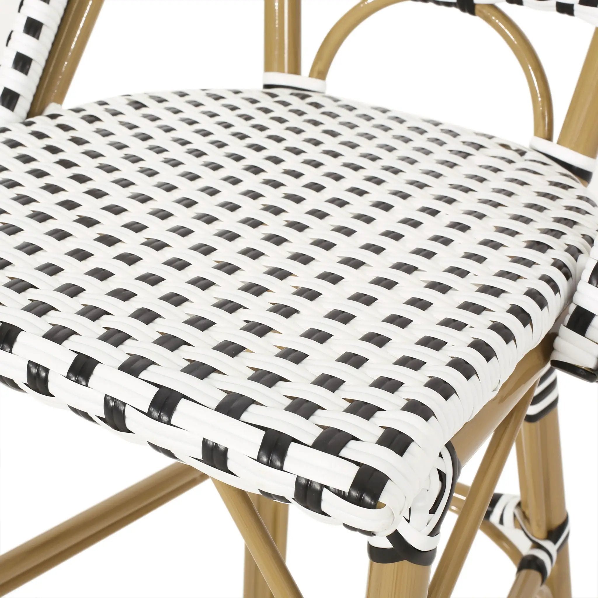 Outdoor PE Rattan French Barstool Set by HouseOfZazla