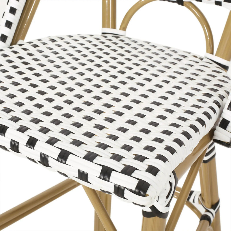 Outdoor PE Rattan French Barstool Set by HouseOfZazla