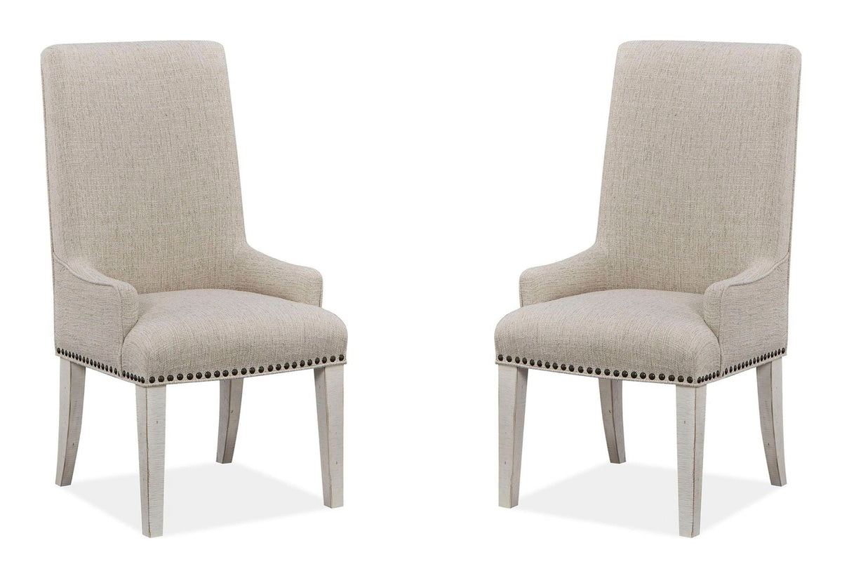 Bronwyn - Upholstered Host Side Chair (Set of 2) - Alabaster