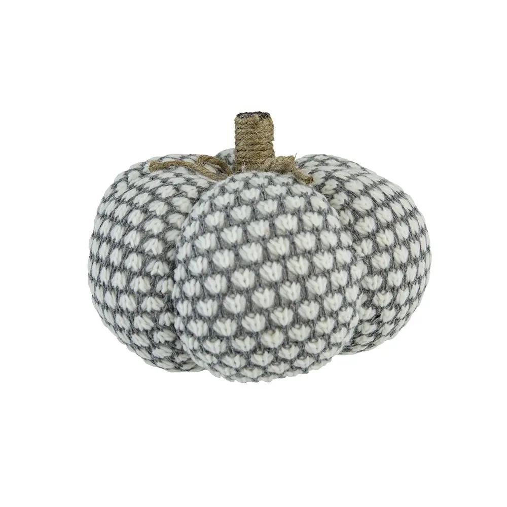 Knite Pumpkin Ornament Decor For Holiday Harvest Festival Fall Festival & Thanksgiving by HouseOfZazla