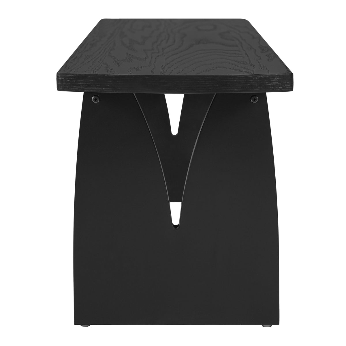 Black Modern Dining Bench, photo 9 of 10