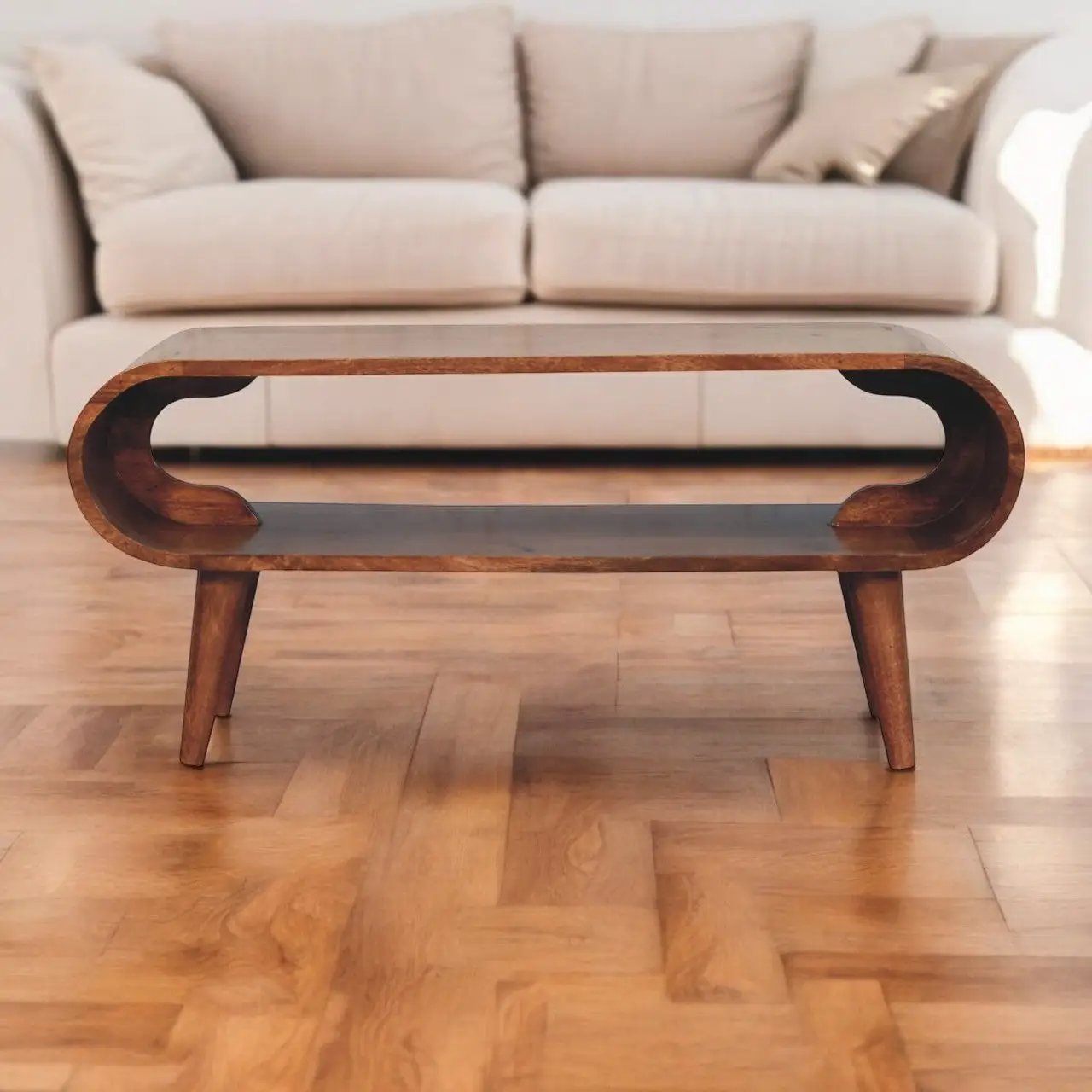 Solid Wood Amaya Nordic Style Coffee Table by HouseOfZazla