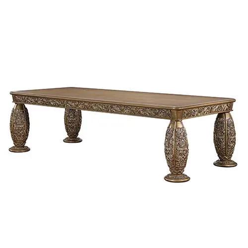 Constantine - Dining Table - Brown & Gold by Unique Piece Furniture