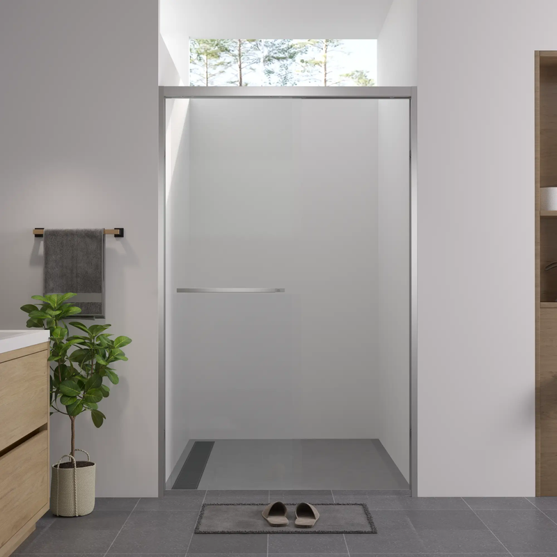 Premium Aluminum Frame Double Sliding Shower Door by HouseOfZazla