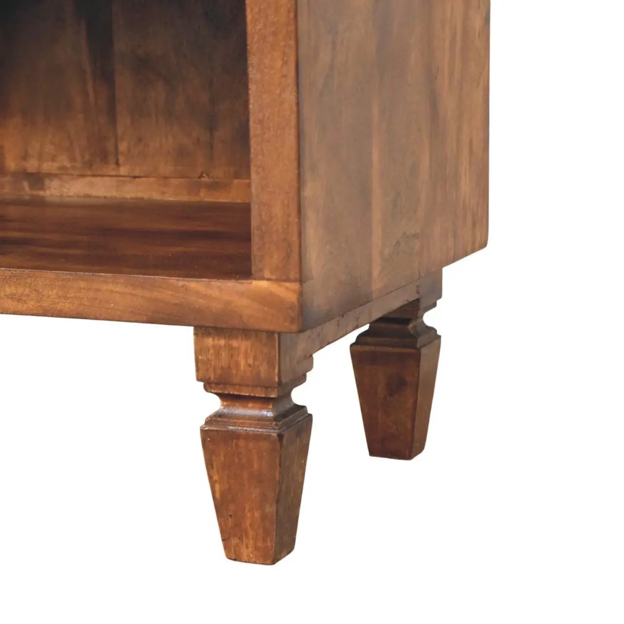 Solid Wood Cadiz Carved Shoe Bench by HouseOfZazla