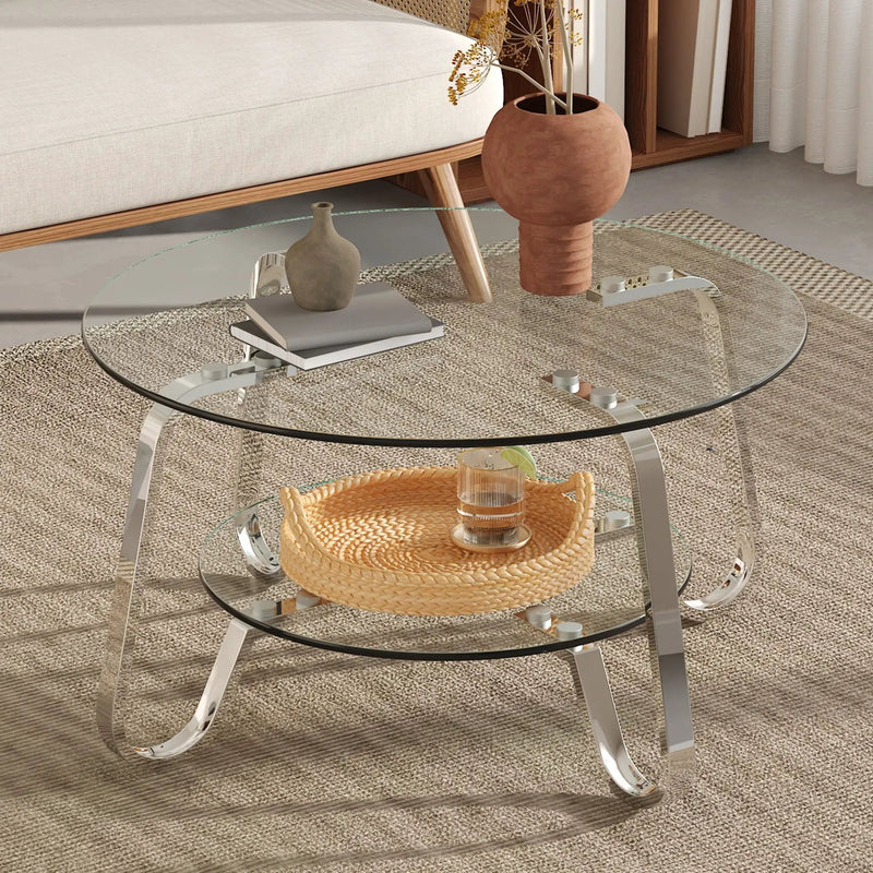 Double Layer Coffee Table by Unique Piece Furniture