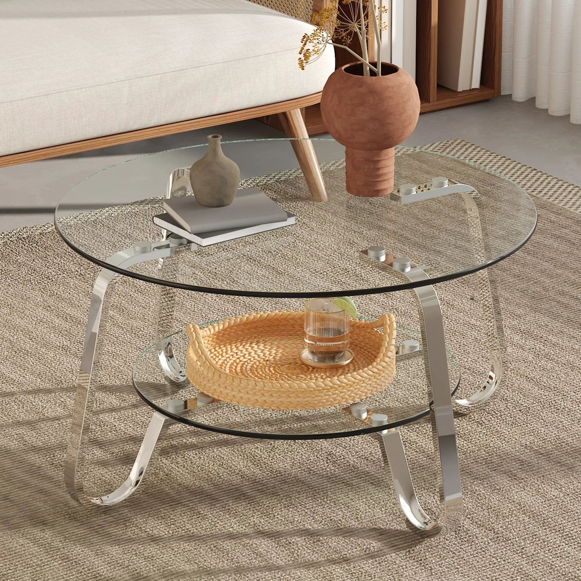 Double Layer Coffee Table by HouseOfZazla