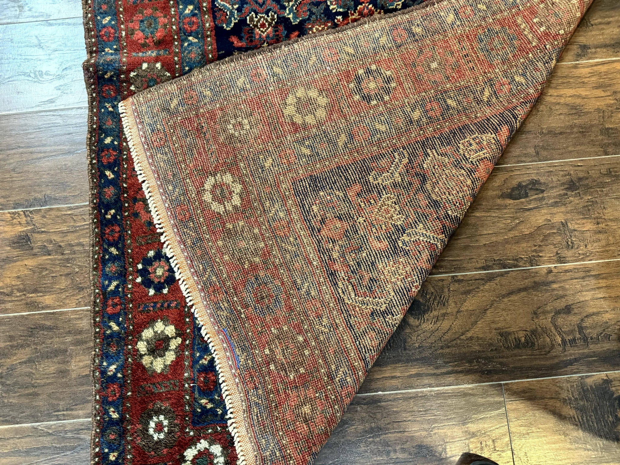Antique Persian Tribal Rug 4x6, Kurdish Rug by Jewel Rugs
