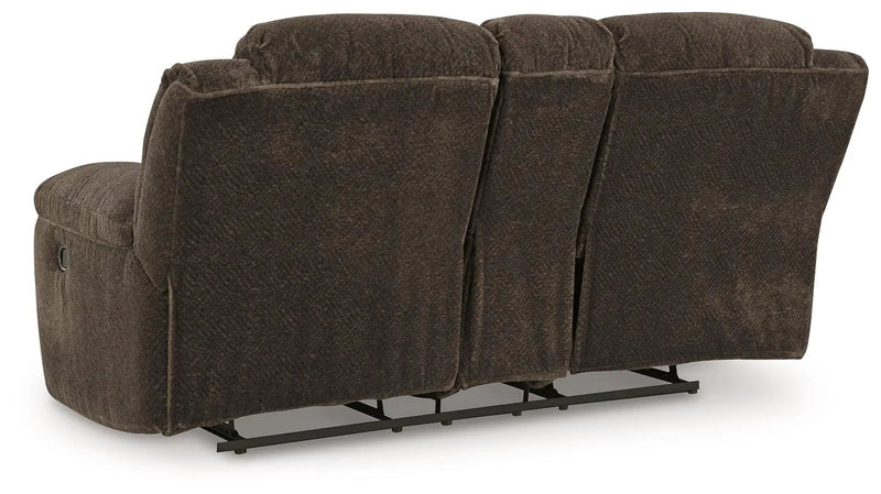 Frohn - Dbl Reclining Loveseat With Console by Unique Piece Furniture