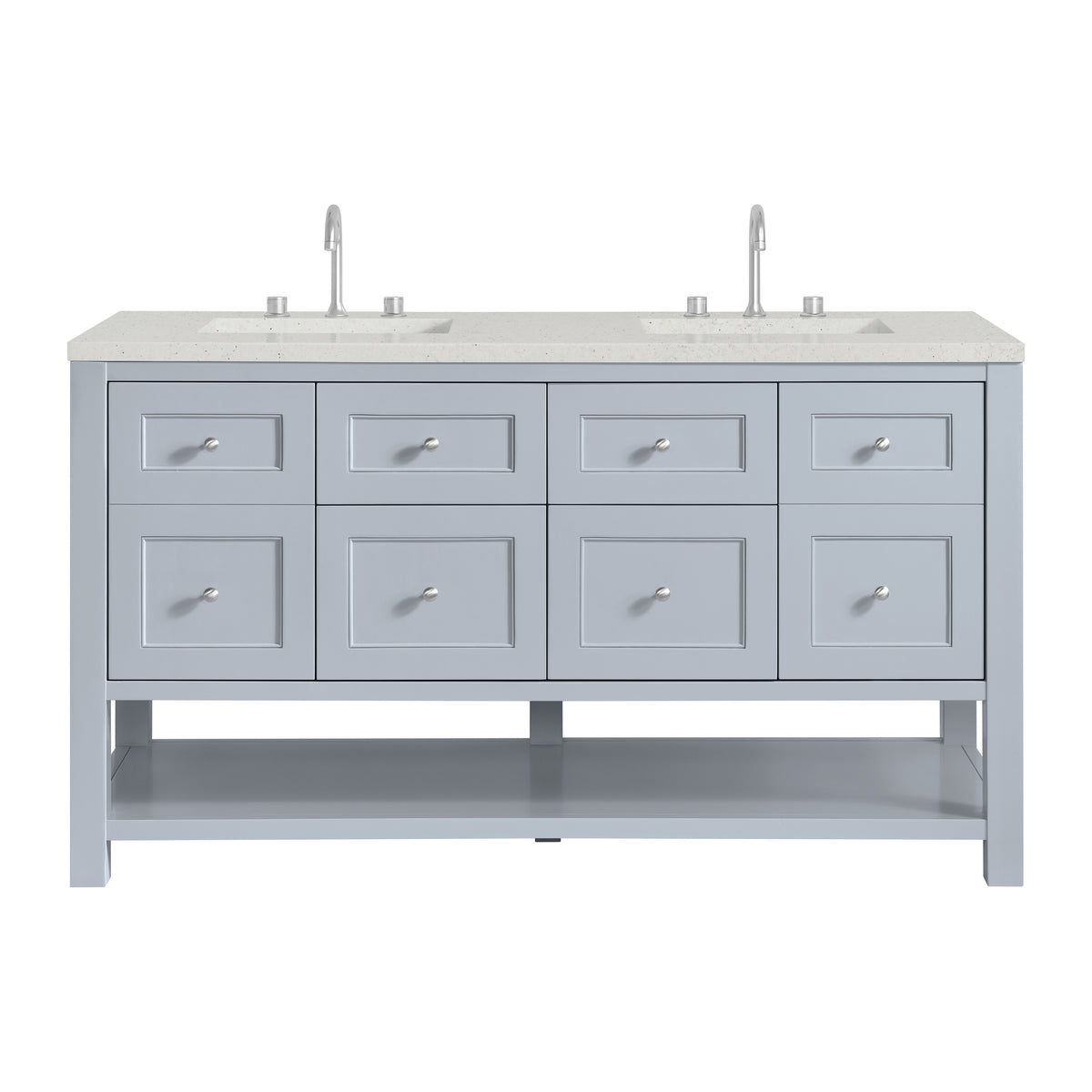 James Martin Breckenridge 60" Double Bathroom Vanity, Serenity Blue, view 25