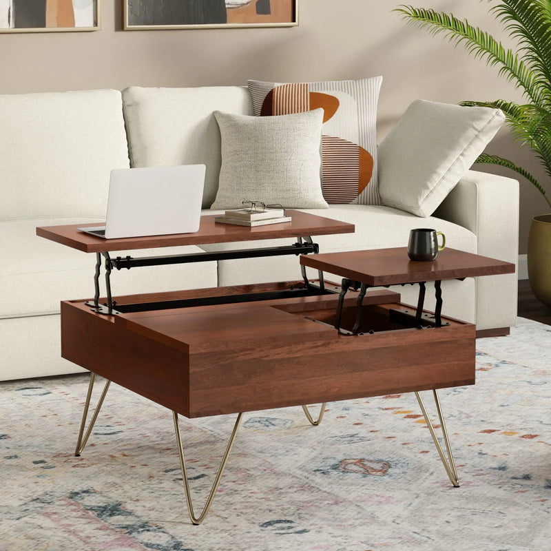Hunter - Handcrafted Lift Top Coffee Table by HouseOfZazla