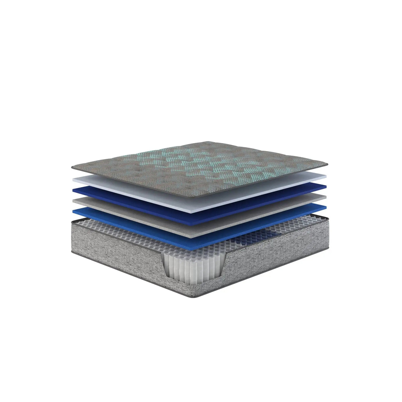 Comfort Care - 13" Hybrid Mattress, Firm Comfort, Advanced Cooling by HouseOfZazla