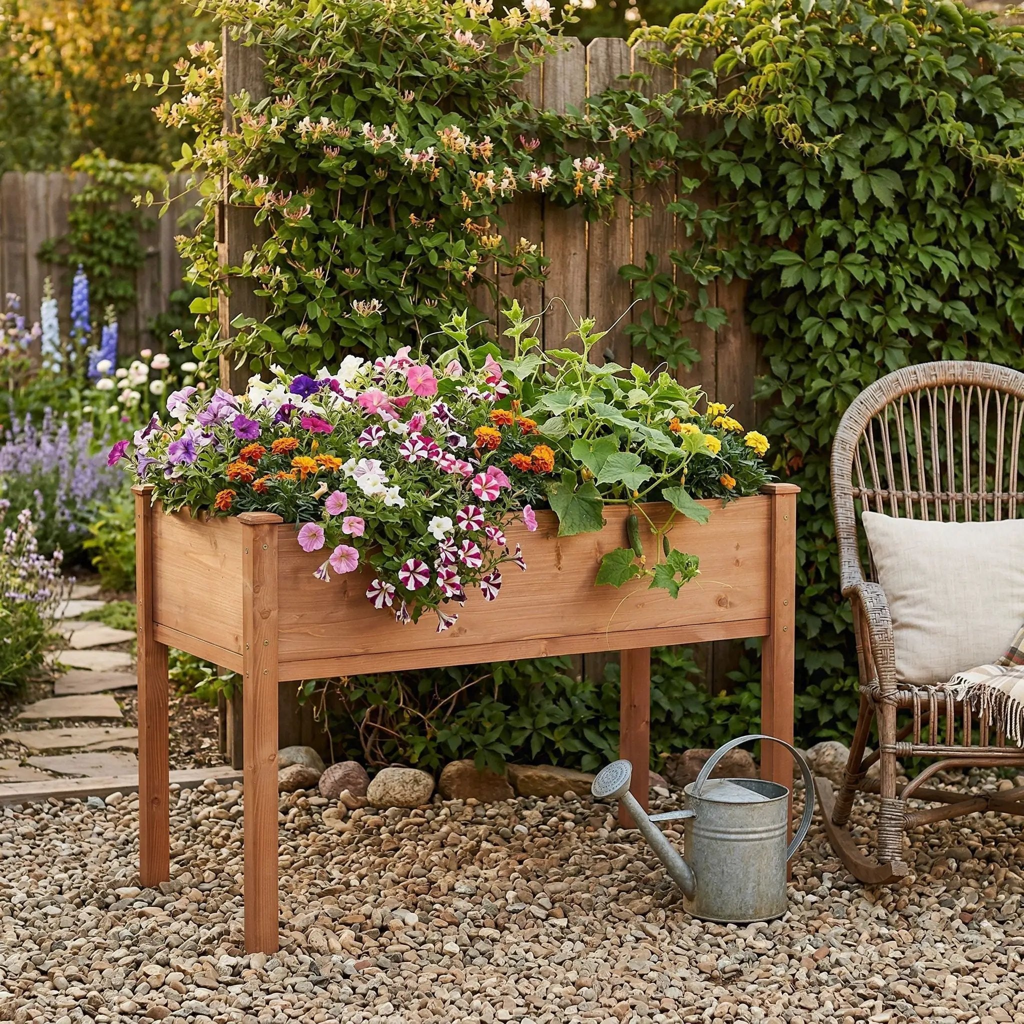Elevated Raised Garden Bed For Outdoor by Unique Piece Furniture