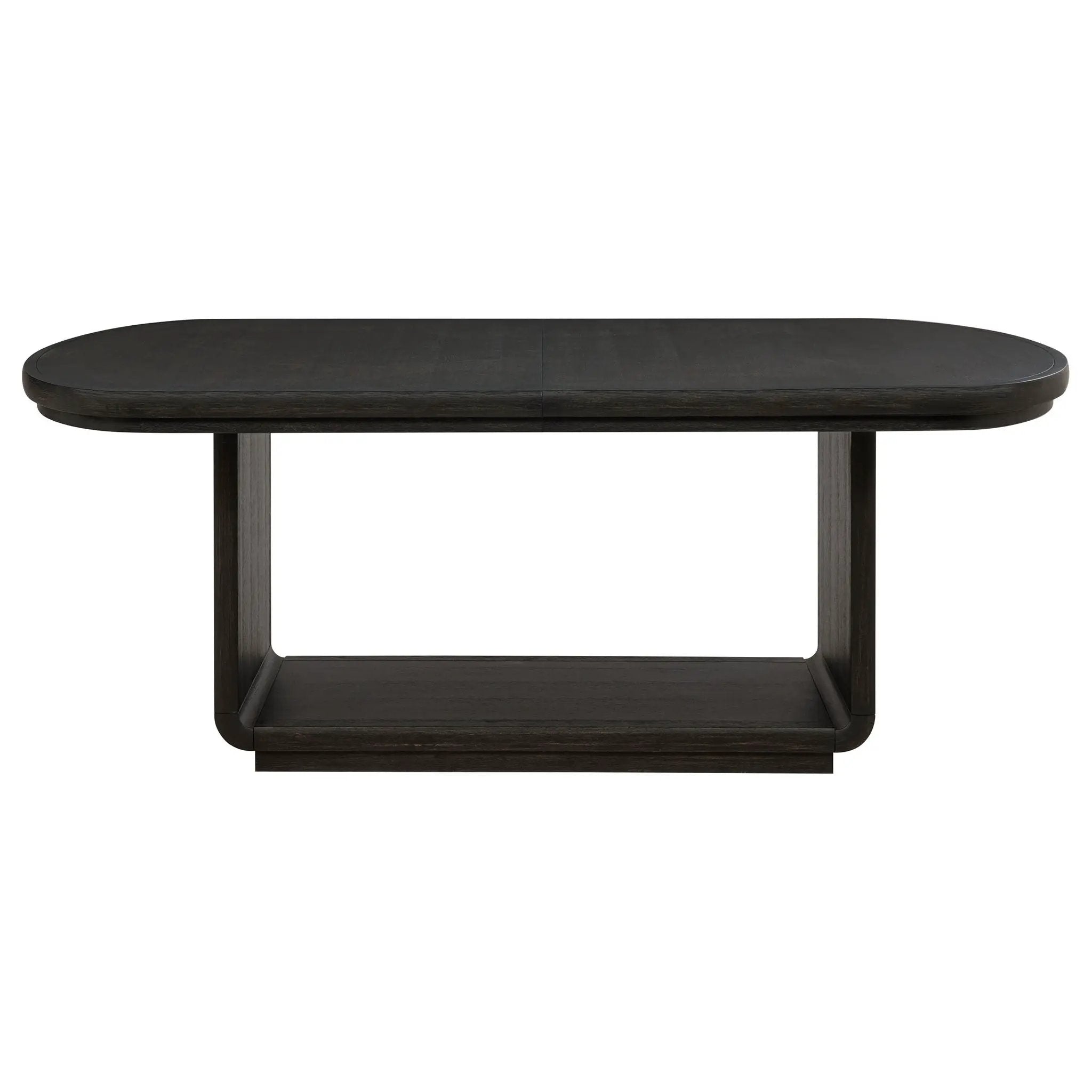 Leandro 78-inch Extension Dining Room Table Burnished Black by Unique Piece Furniture