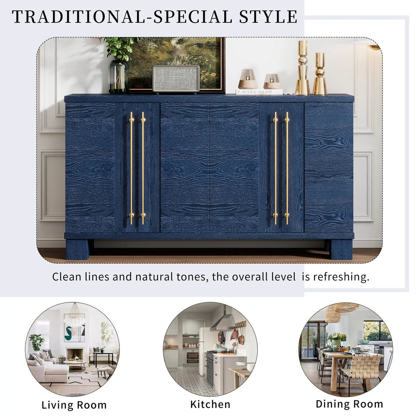 Sideboard With Adjustable Shelves by HouseOfZazla