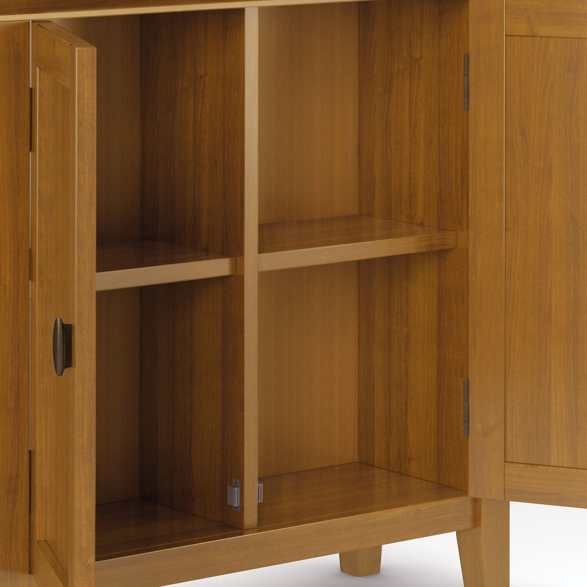 Handcrafted Low Storage Cabinet with Adjustable Shelves - Multiple Colors, photo 25 of 33