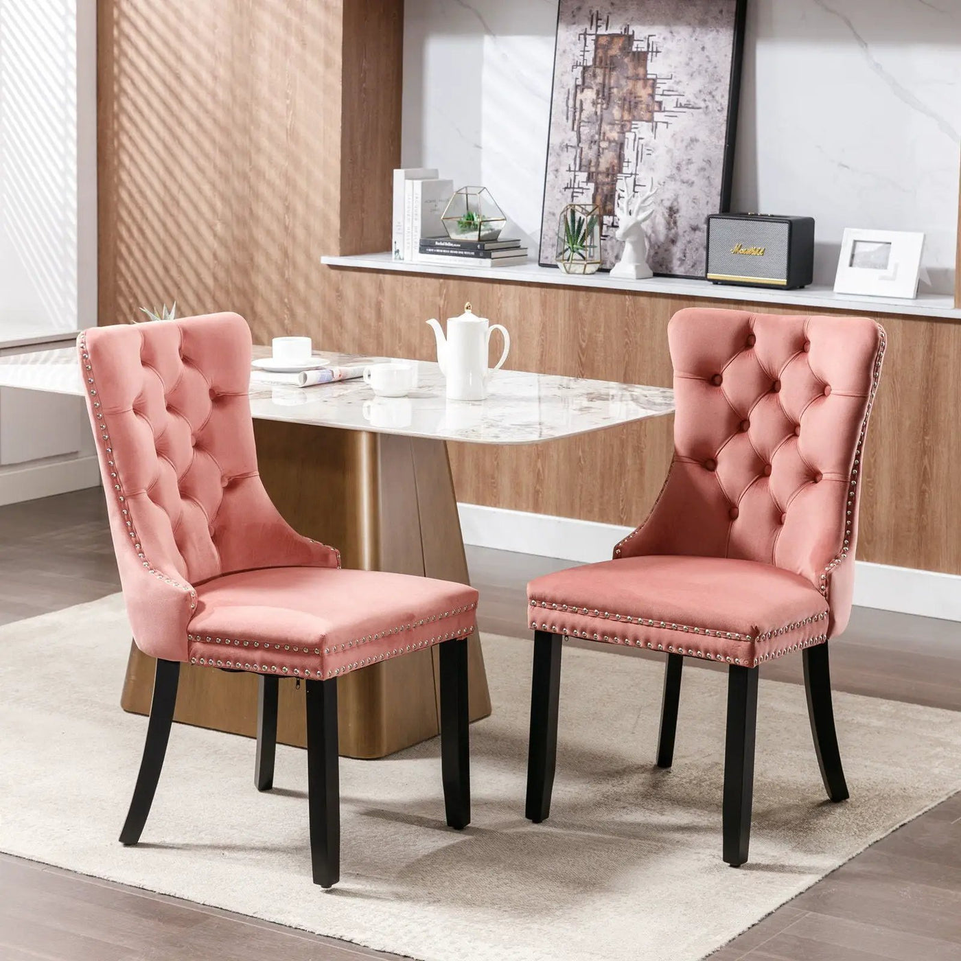 Nikki - High-End Tufted Dining Chair (Set of 2) by HouseOfZazla