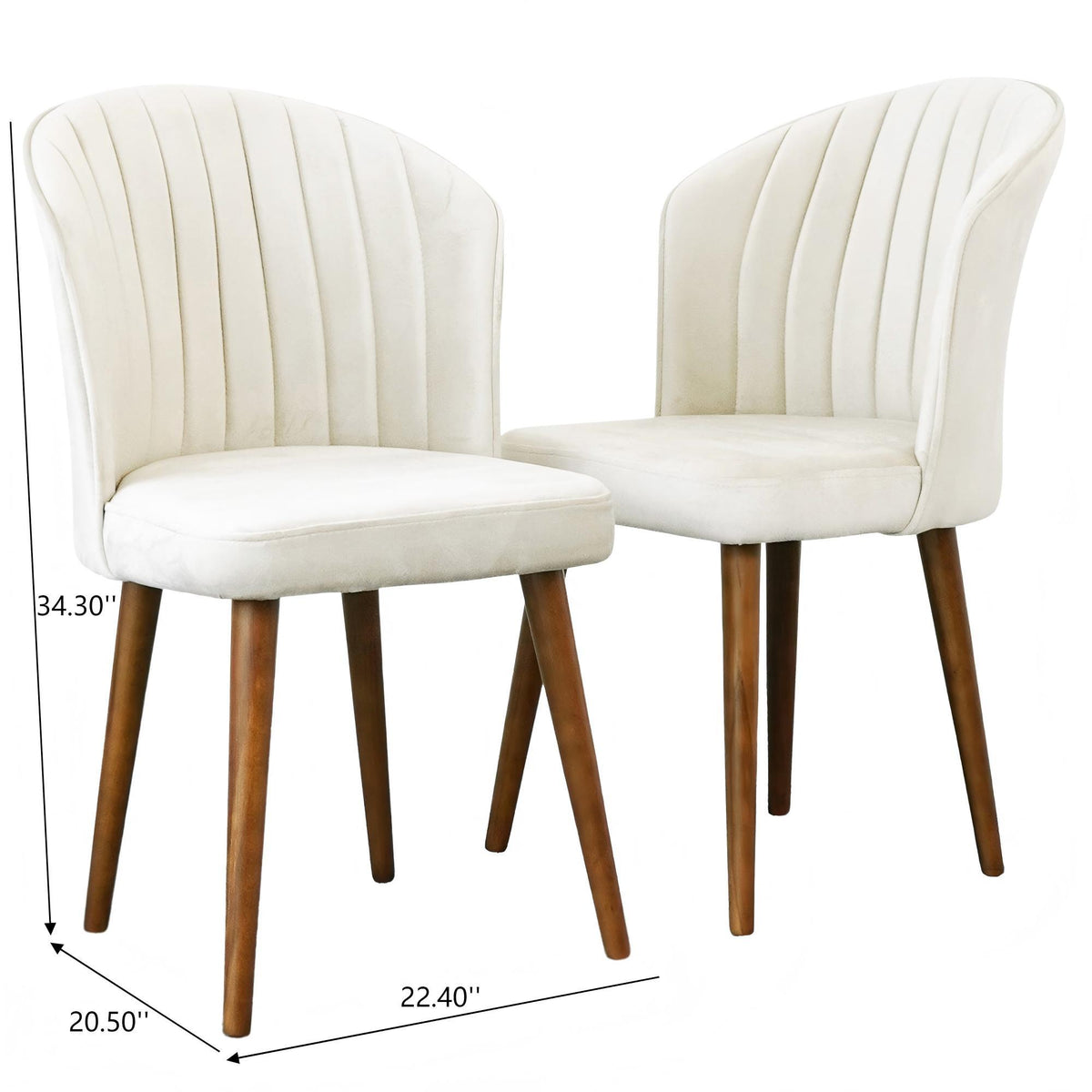 Comfortable Parsons Dining Chair Set with No Assembly Required - Beige, Blue, Yellow, photo 16 of 21