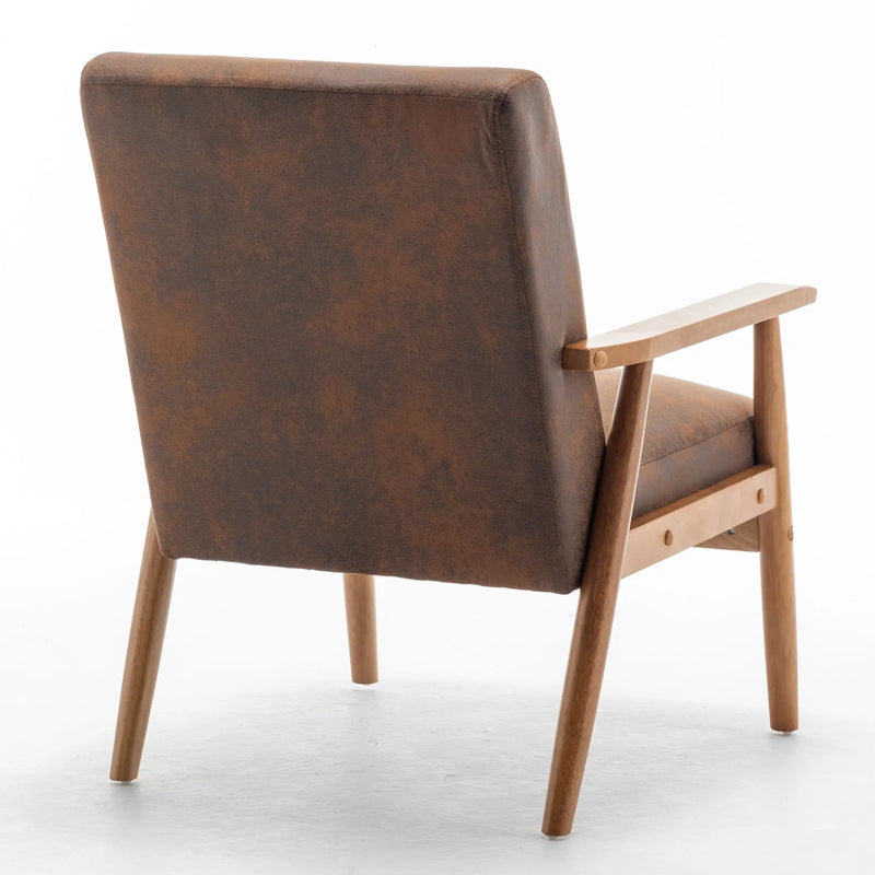 Wide Arm Chair - Light Brown by HouseOfZazla