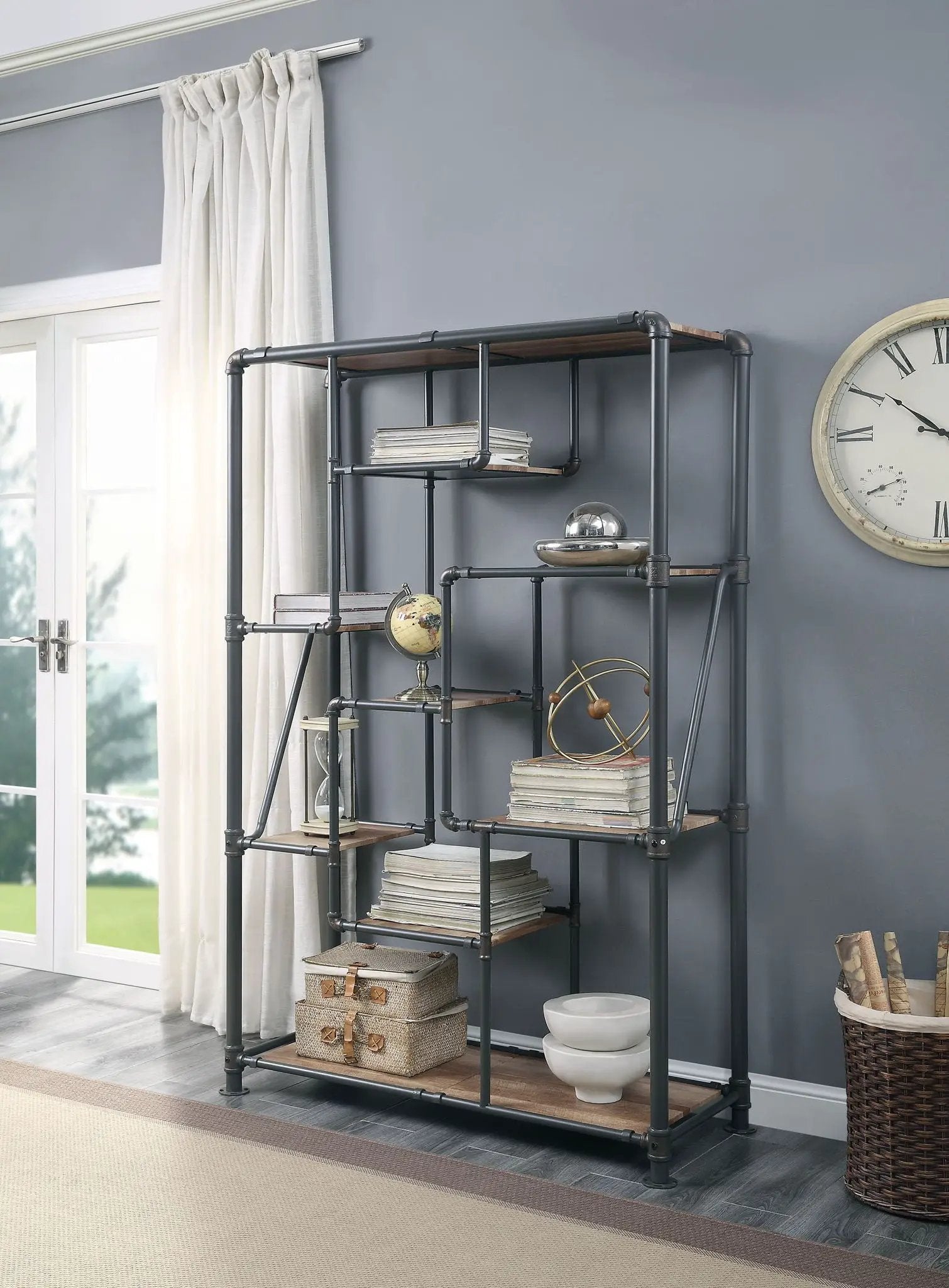 Brantley - Antique Bookshelf - Oak by HouseOfZazla