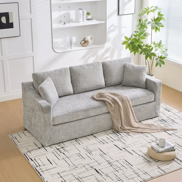 83.86" Wide Modern Casual Sofa