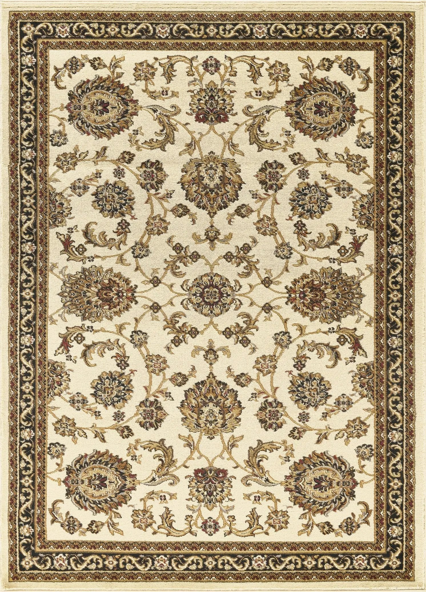 Classic GC_VIN5011 Cream Area Rug by HouseOfZazla