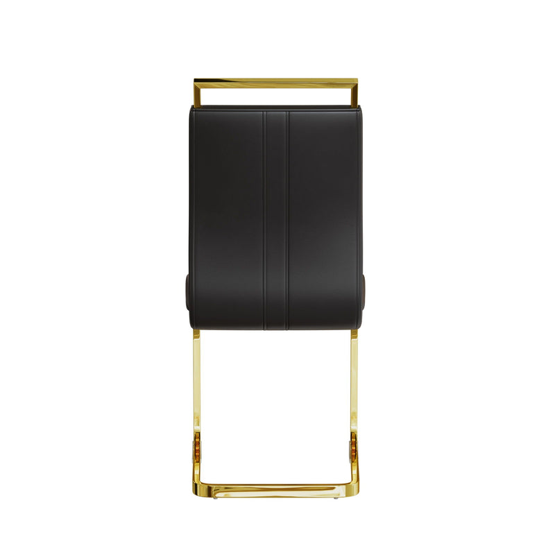 Side Dining Room Chair, Padded Seat High Back