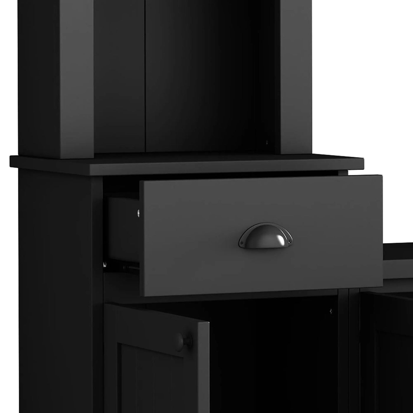Minimalist Entertainment Wall Unit Set With Bridge For TVs Up To 75" by HouseOfZazla