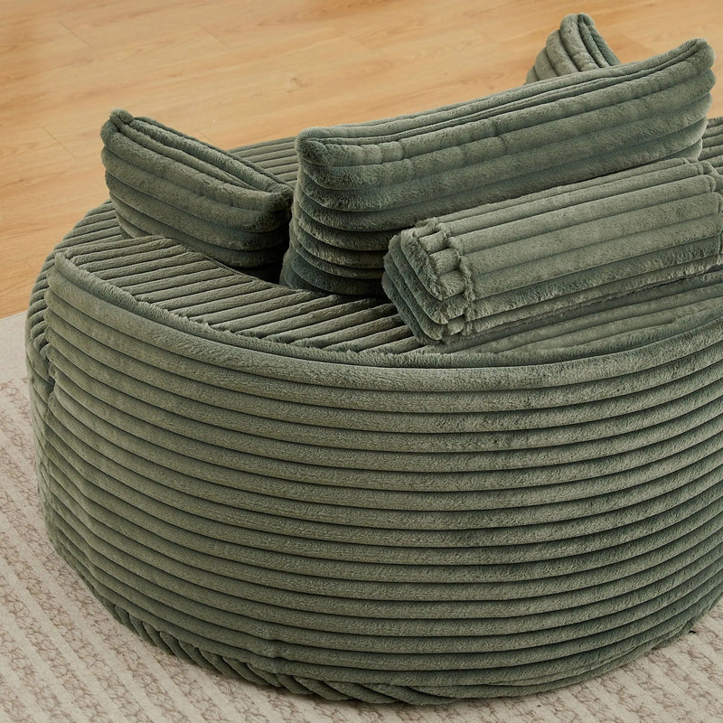 Modern Single Sofa With Backrest Pillow For Living Room by HouseOfZazla