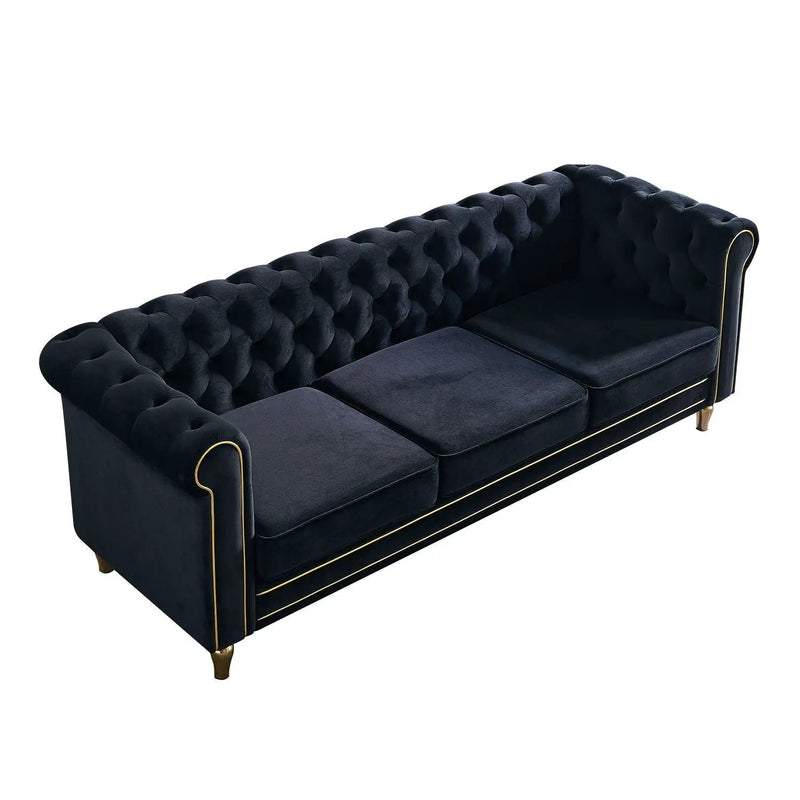 Chesterfield - Sofa 84.65" For Living Room by HouseOfZazla