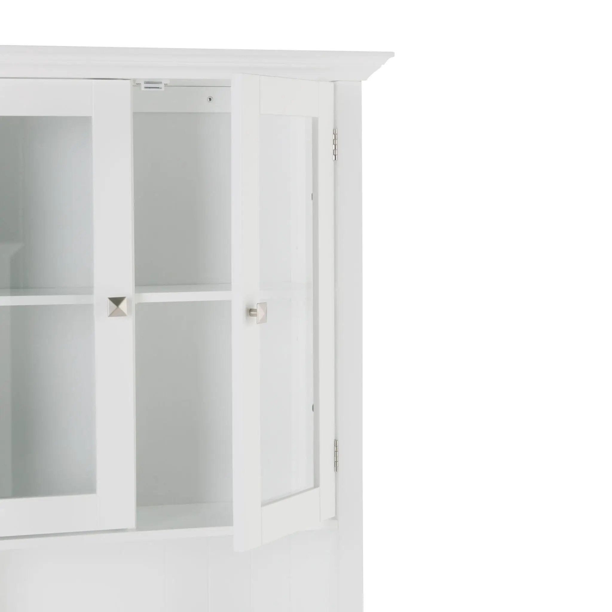 Acadian - Space Saver Cabinet - Pure White by Unique Piece Furniture